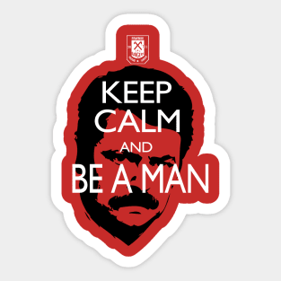 Keep Calm Ron Swanson Sticker